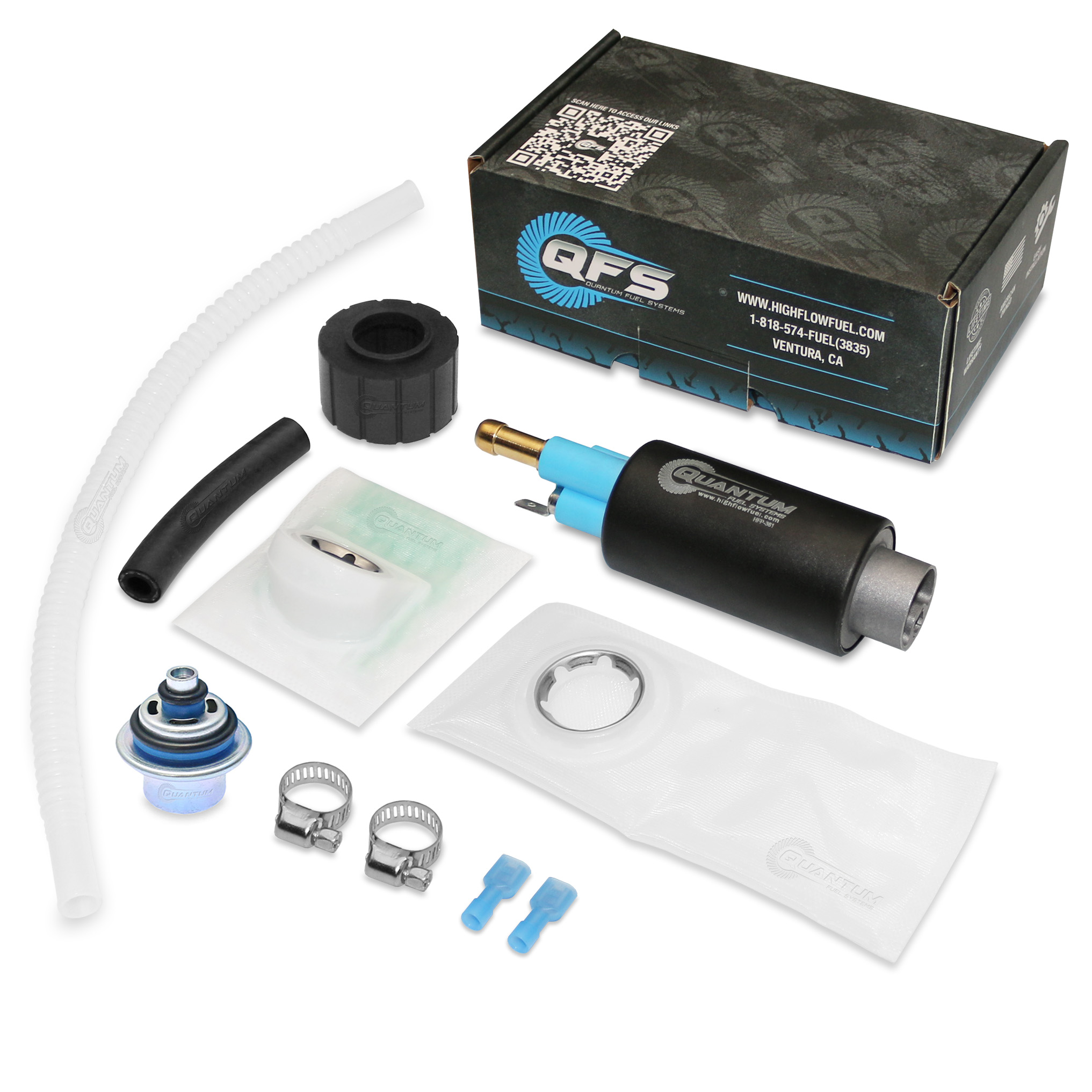 Buell Ulysses XB12 12X XB9 2003-2010 QFS Fuel Pump + Install Kit + Regulator - Picture 1 of 7