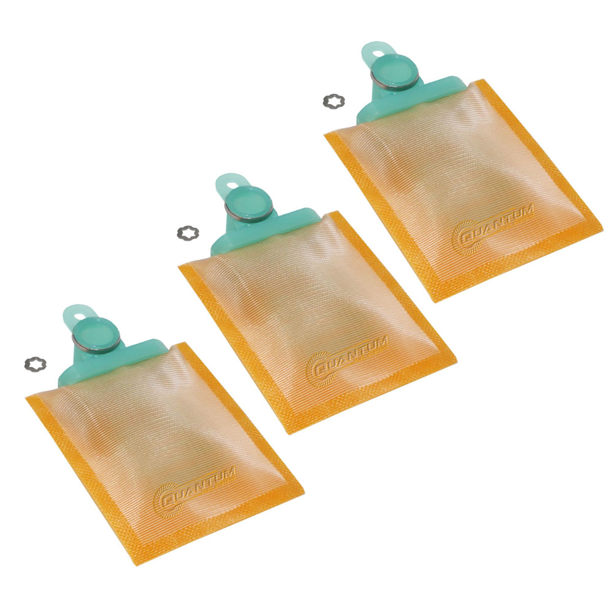 QFS Fuel Pump Filter Strainers (3-Pack) For Walbro GSS341 GSS342 125-147 255LHP Pumps